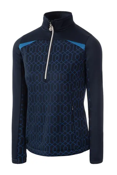 Image of Island Green Printed Top Layer Navy
