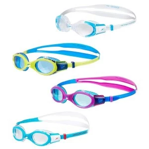 Image of Speedo Futura Flexiseal Biofuse Goggles Junior Blue/Purple/Mint Junior