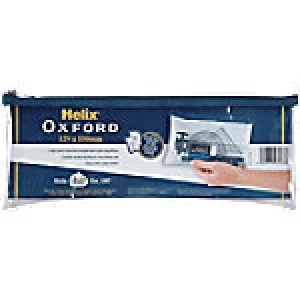 image of OXFORD Pencil Case PVC 33 x 12.5cm Clear