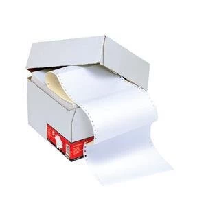 image of 5 Star A4 Listing Paper 2 Part Microperforated 8055gsm Carbonless WhiteYellow Pack of 1000