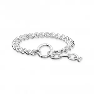 image of Sterling Silver Links Bracelet A2036-001-21-L19V