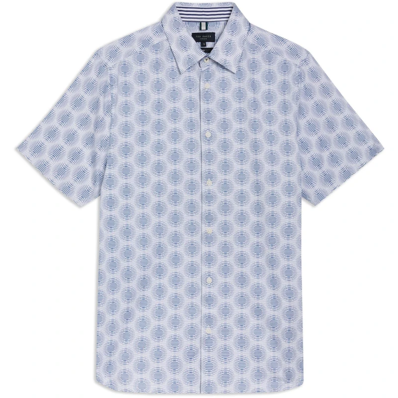 Image of Ted Baker Pearsho Short Sleeve T-Shirt - White White S