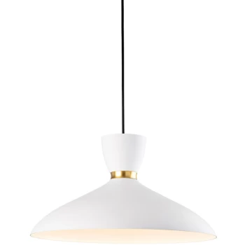 image of Firstlight - Ellis Dome Pendant Light White