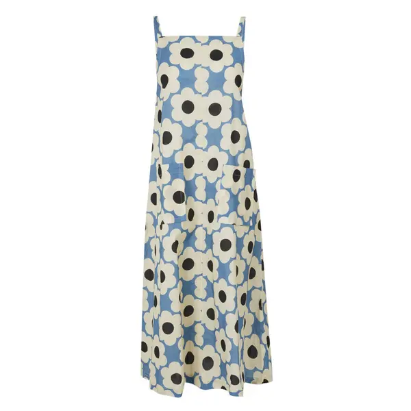 Image of Regatta Womens Orla II Summer Sun Dress 8 - Waist 25' (63cm), Inside Leg 31' Blue Sixties Daisy RWD091-T6E-8