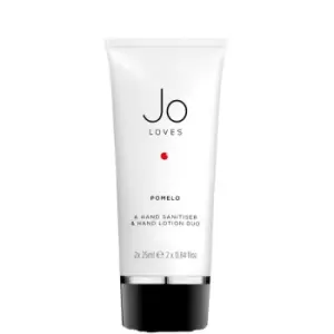 image of Jo Loves A Hand Sanitiser & Hand Lotion Duo 50ml (Various Options) - Pomelo