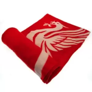 Image of Liverpool FC Pulse Fleece Blanket (One Size) (Red)