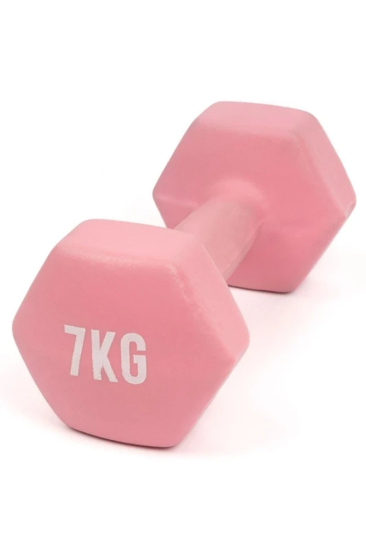 Image of Myga Hexagonal Dumbbell - 7kg Pair Pink unisex