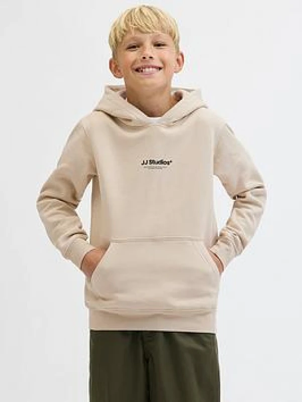 Image of Jack and Jones Jack Soho Sweat Hood Jn63 OTH Hoodies 8 Years Cream 53800869175