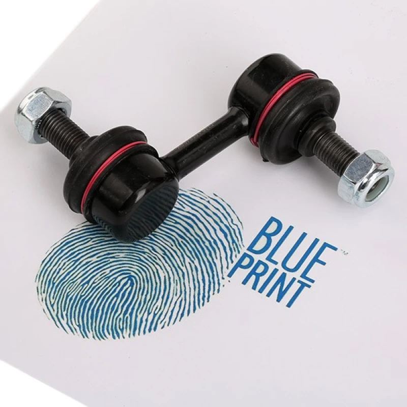 Image of Blue PRINT ADS78504 Anti-roll bar link Front Axle Right, with nuts, with nut Steel Link Stabiliser (3229)