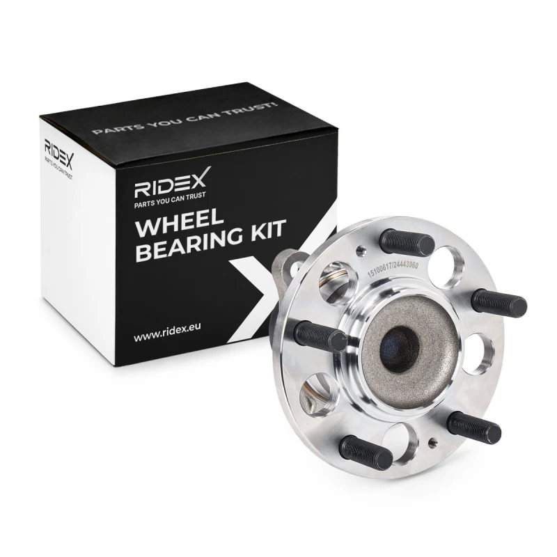 Image of RIDEX 654W1549 Wheel bearing kit with integrated ABS sensor Wheel Bearing Kit (654)