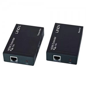 Image of Lindy 38139 AV transmitter & receiver Black AV extender