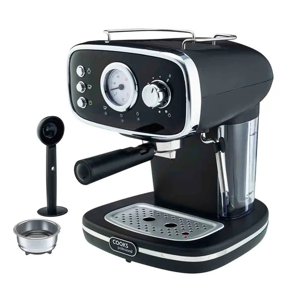 image of Cooks Professional G4535 15-bar Retro Coffee Maker