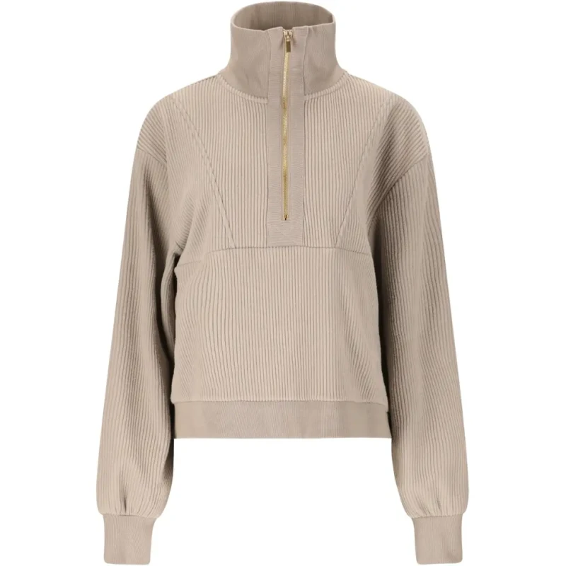 Image of Athlecia Womens 1/2 zip sweater Athlecia Reiley Beige Female 36