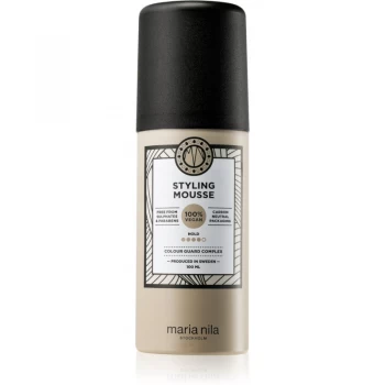 Image of Maria Nila Style & Finish Volumising Hair Mousse with Medium Hold Styling Mousse 100ml