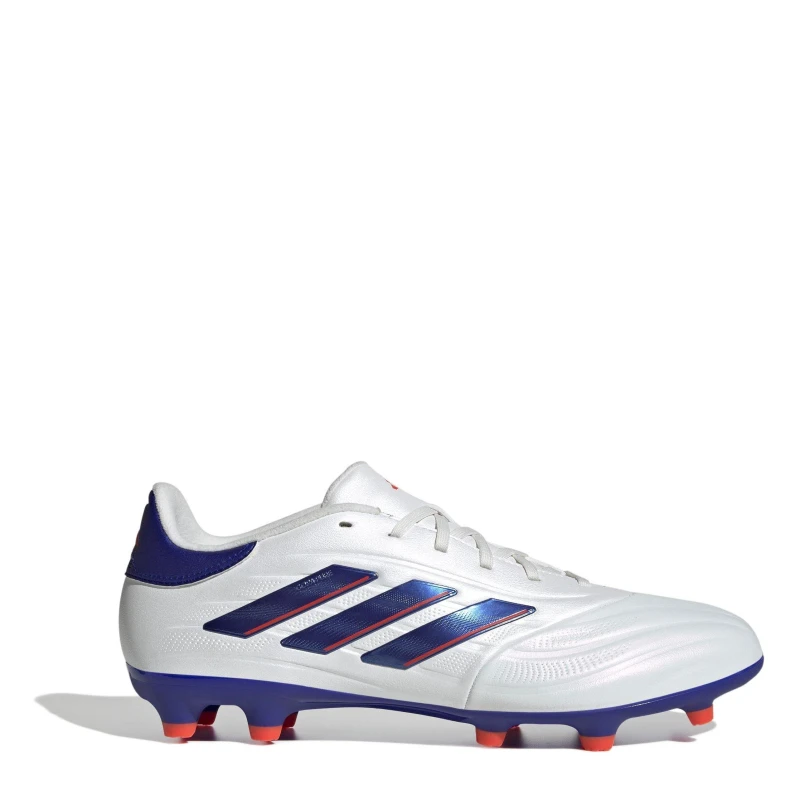 Image of adidas Copa Pure 2 League Firm Ground Football Boots White/Blue male 11.5(46.7)