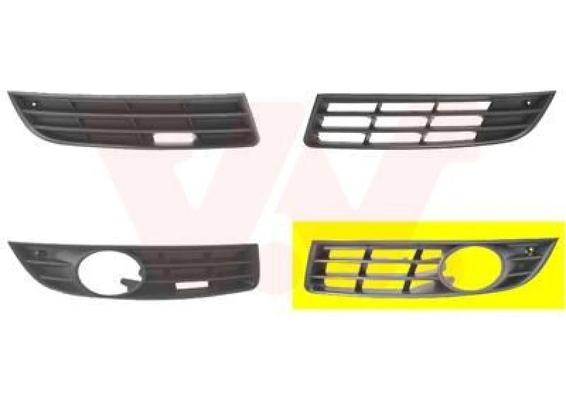 Image of VAN WEZEL Bumper grill VAN WEZEL 5839593