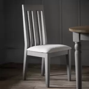 Image of Gallery Direct Cookham Dining Chair in Grey (Pair)