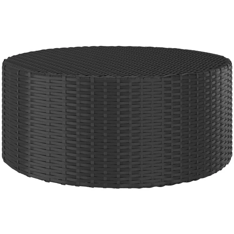 Image of VIDAXL Tea Table Black 68x68x30cm Poly Rattan Vidaxl 8720286087572