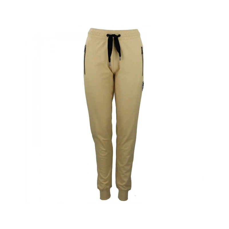 Image of Womens cotton joggers Peak Mountain French Terry Beige Female S
