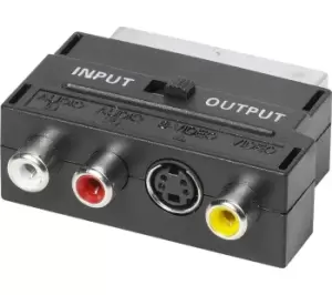 Image of VIVANCO 47048 SCART to S-VHS & RCA Adapter