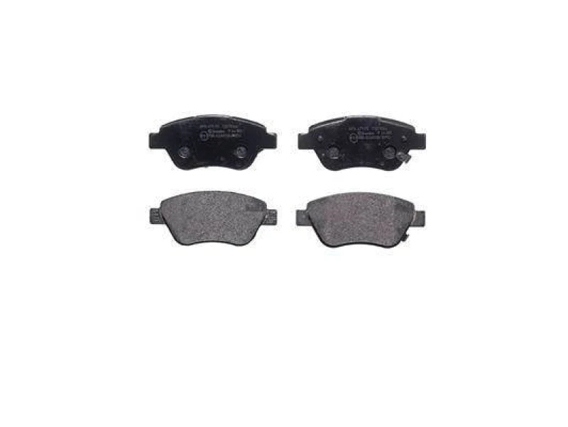 Image of BREMBO P 66 001 Brake pad set PRIME LINE with acoustic wear warning, without accessories, with anti-squeak plate Brake Pad Set,disc brake (402)