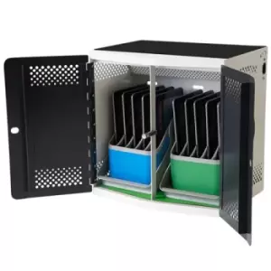 Image of lockncharge iQ 10 Desktop & wall mounted Black White