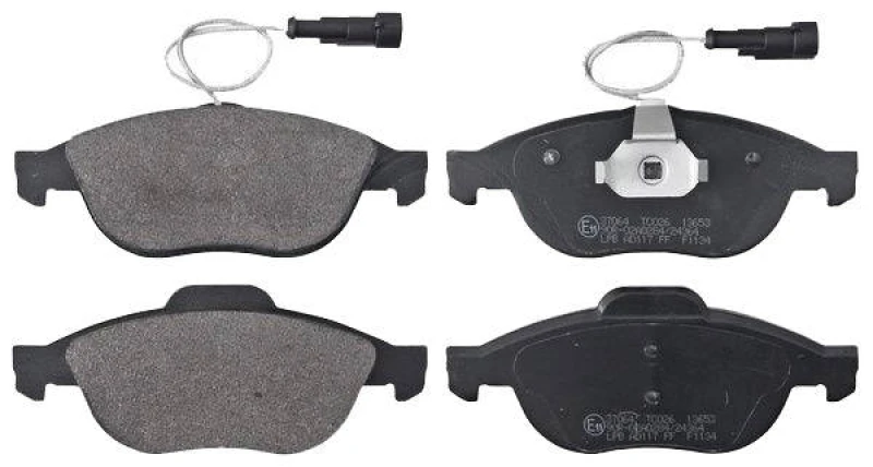 Image of A.B.S. 37064 Brake pad set with integrated wear sensor Brake Pad Set,disc brake (402)