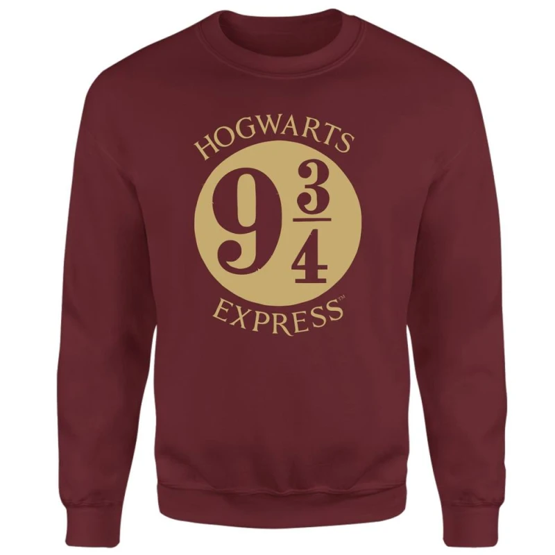 Image of Harry Potter Platform Sweatshirt - Burgundy - S