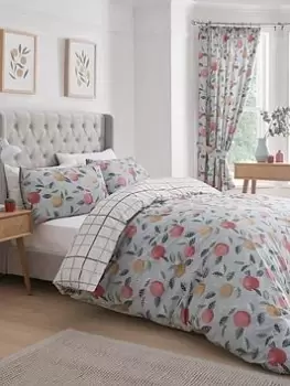 Image of Dreams & Drapes Botanical Fruits Duvet Cover Set - Multi