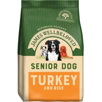 James Wellbeloved Senior Turkey and Rice Dog Food 2kg