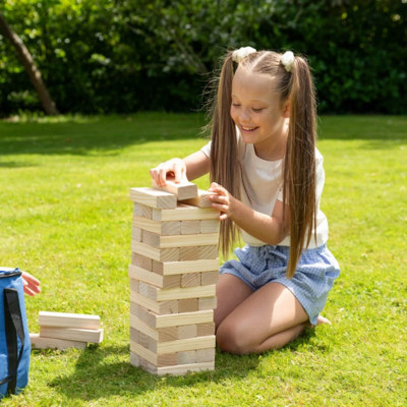 Image of Toyrific Grasshopper Games Giant Stack 'N' Fall, Multi TY6430-FSC