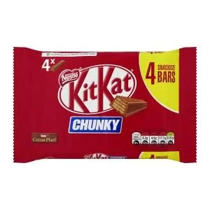 image of Nestle Kit Kat Chunky Ref 12405884 Pack 4 107423