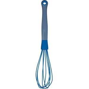 image of KitchenCraft Colourworks Silicone Whisk - Blue