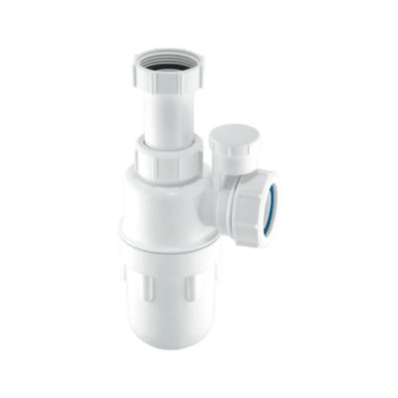 Image of Mcalpine C10Av 75mm Water Seal Anti-Syphon (Silentrap) Adjustable Inlet Bottle Trap With Multifit Outlet 1"