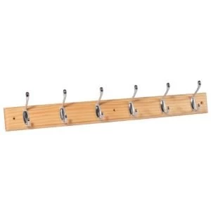 Image of BQ Chrome effect Hook rail H15mm W70mm L685mm