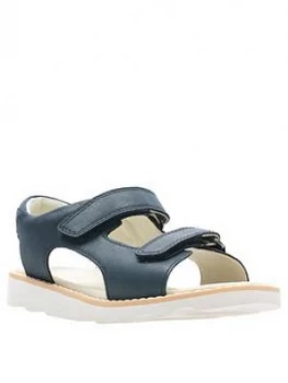 image of Clarks Boys Crown Root Sandal - Navy