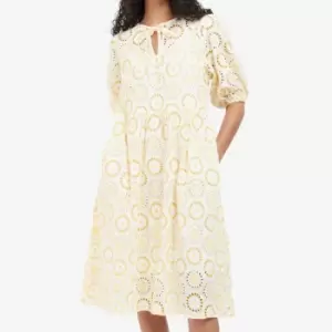 Image of Barbour Edis Borderie Anglaise Cotton Dress - UK 10