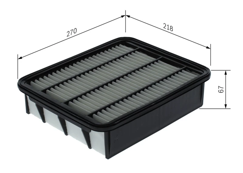 Image of Air filter Bosch F 026 400 740