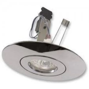 Image of Eterna LED Compatible Recessed Downlight Hole Converter Lighting Fixture Kit - Chrome