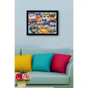 Image of SC0346 Multicolor Decorative Framed MDF Painting