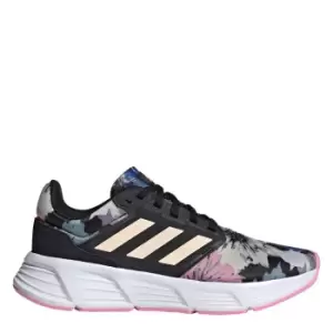 Image of adidas Galaxy 6 Shoes Womens - Core Black / Bliss Orange / Bl