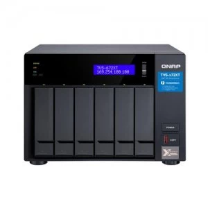 Image of QNAP TVS-672XT i3-8100T Ethernet LAN Tower Black NAS