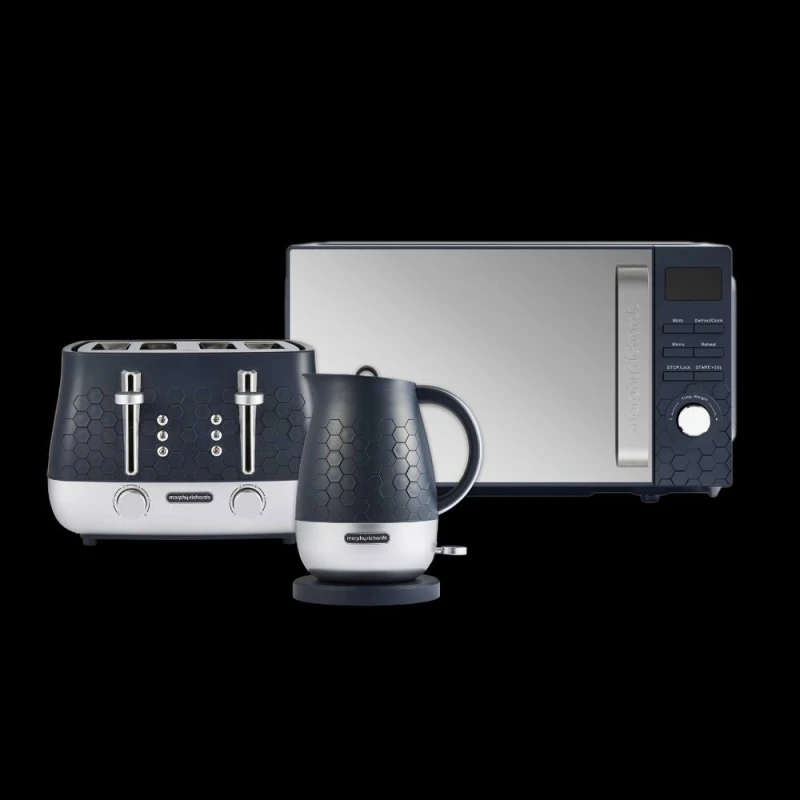 Image of Morphy Richards Cassini Kettle, Toaster, Microwave Outer Space Bundle