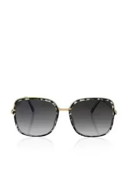 image of Katie Loxton Katie Loxton Valencia Square Sunglasses, Grey, Women