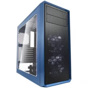 Image of Fractal Design Focus G (Petrol Blue) Gaming Case w/ Clear Window, ATX, 2 White LED Fans, Kensington Bracket, Filtered Front,...