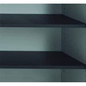 Image of Talos Tambour Black Shelf - designed for use with Talos side opening