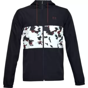 Image of Under Armour Armour SS Wind Camo Jacket Mens - Black