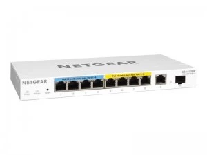 Netgear Pro GS110TUP-100EUS - Switch - 10 Ports - Smart - Rack-mountab