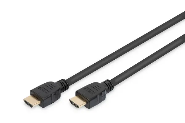 Image of Digitus Digitus HDMI Cable HDMI-A plug, HDMI-A plug 3m Black AK-330124-030-S gold plated connectors, Ultra HD (4k) HDMI with Ethernet, High Speed