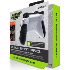 image of Bionik QuickShot Pro Controller Grip With Trigger LockFor Xbox Series X/S